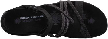 Сандалі жіночі Skechers Reggae Slim Sunnyside чорні (41 EU) - легкі та зручні для літа