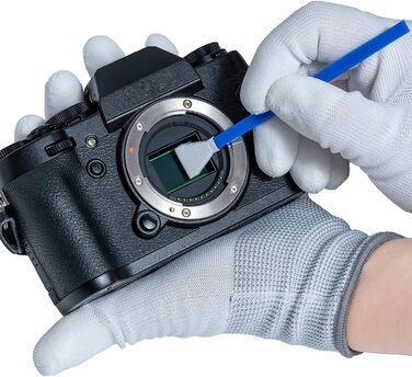 UES Набір для чищення матриці камер DSLR/DSLM FFR24 (24мм, 14 серветок + 15мл рідини) для Sony, Canon, Nikon. Набір для APS-C камер (30 серветок)