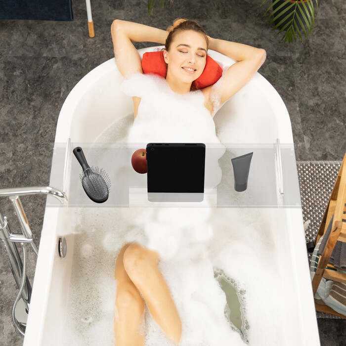 Акрилова полиця для ванни Relaxdays