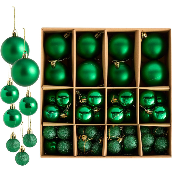 50 шт. ялинкові кулі 