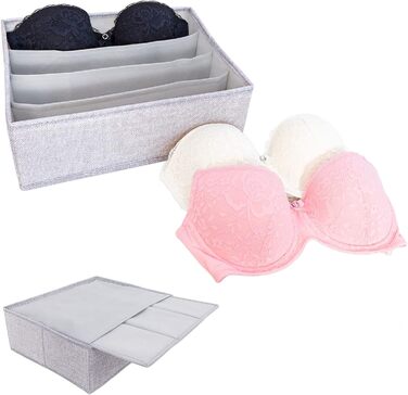 For IKEA dresser; THE ORIGINAL; perfect fit; Sturdy base; Drawer organization system for baby supplies, children's clothes, socks, underwear; 5-piece set (bra organizer)