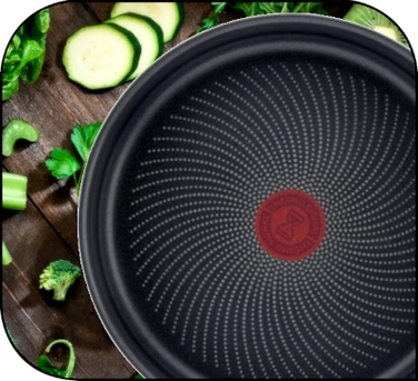 Набір сковорідок Tefal Intuition, 4 предмети, сріблясті, з антипригарним покриттям, 20/24/26/28 см