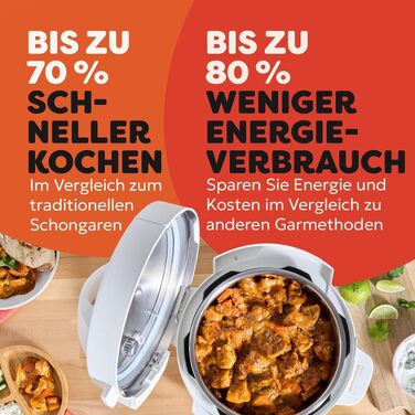 Мультиварка Instant Pot 3.8L 7-в-1 - мультикухня, сковорода, рисоварка, йогуртниця, пароварка, підігрівач їжі, Schwartz (білий, 3.8L)