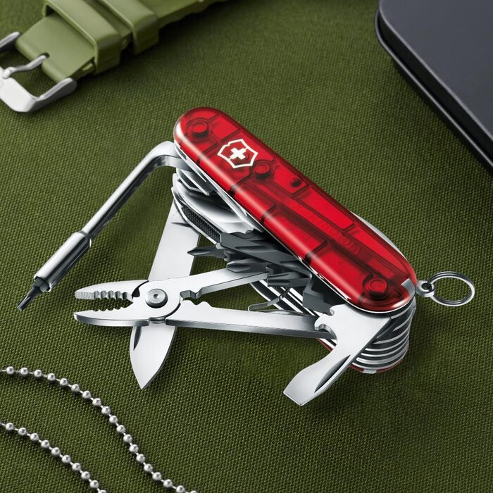 Швейцарський ніж Victorinox CyberTool L – мультитул з 39 функцій, ніж та міні-викрутка 1.5 мм