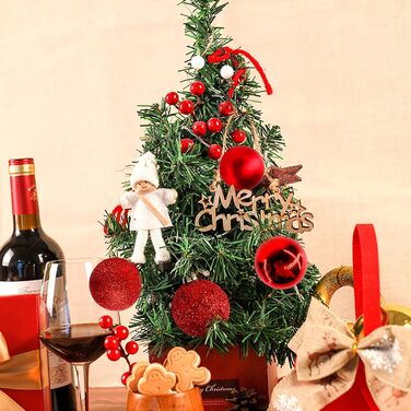 Новорічні кулі 50 шт. 3/4/6 см, блискучі кулі для прикраси ялинки, пластикові, червоні