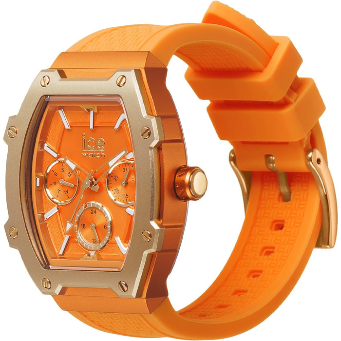 Жіночий годинник Ice-Watch Ice Boliday з силіконовим ремінцем, розмір Small, помаранчевий
