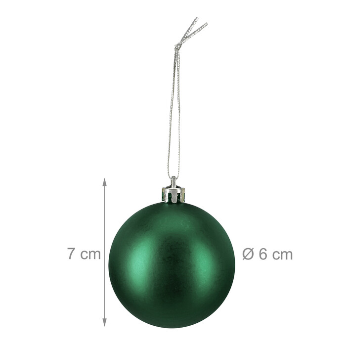 Relaxdays Set of 100 Christmas Baubles