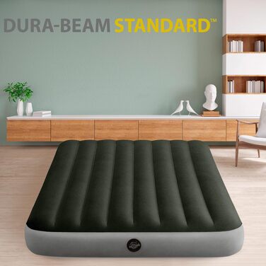 Повітряний матрац Intex Full DURA-Beam Prestige з акумуляторним насосом