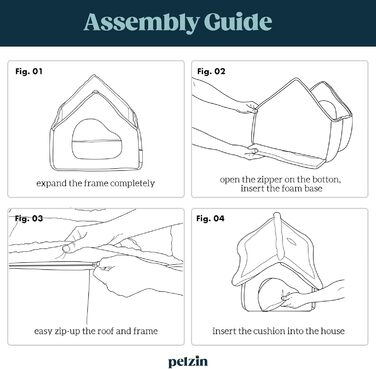 Будиночок для кота - затишний притулок знімним матрацом та килимком. Зроблений з вапняку.