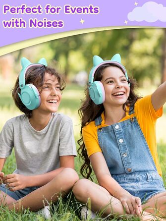 Навушники захисні дитячі Dr.meter SNR 32dB, зелені (2 шт.) - для аутистів, концертів, авіашоу