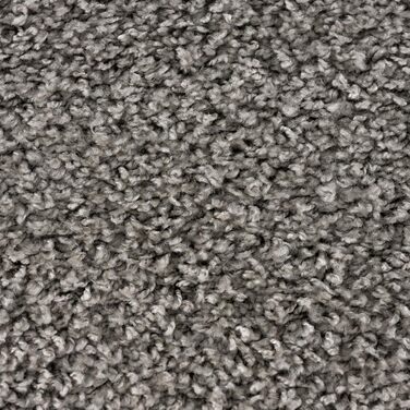 Килимок для вітальні Impression - Екологічний сертифікований килим, суцільний колір, 80x150 см (Світло-сірий, 150 см круглий)