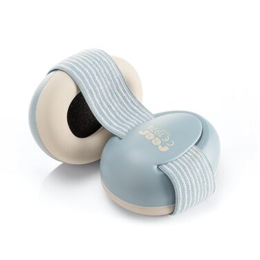 Навушники для захисту слуху Reer SilentGuard для немовлят, блакитні. Безпечні, м'які, легкі, з можливістю регулювання під ріст дитини.