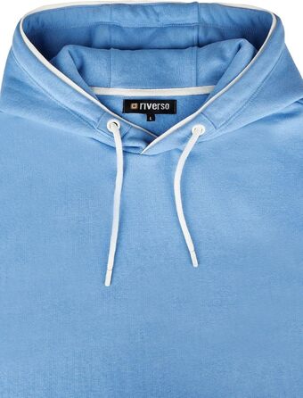 Чоловічий худі riverso RIVSandro Regular Fit з капюшоном, колір Azurine Blue (4XL)