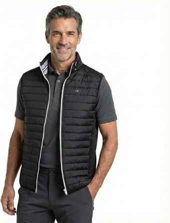 Чоловіча жилетка Calvin Klein Hybrid CK Insulate, чорний/сріблястий, легка та ізольована