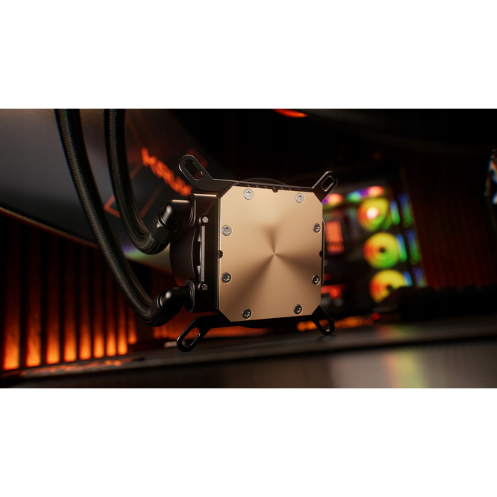 Рідинне охолодження процесора Krux HydroGlance 360 ARGB LCD, 3x 120мм, 4-pin