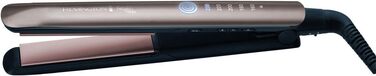 Випрямляч для волосся Remington S8593 Keratin Protect з датчиком захисту від перегріву, цифровим дисплеєм та керамічним покриттям з мигдалевою олією
