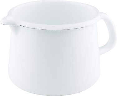Riess, 0543-033, Flötenkessel Plus, CLASSIC-WHITE, Capacity 2 liters, Diameter 18.4 cm, 3-fold enameled, white, Water kettle, Induction