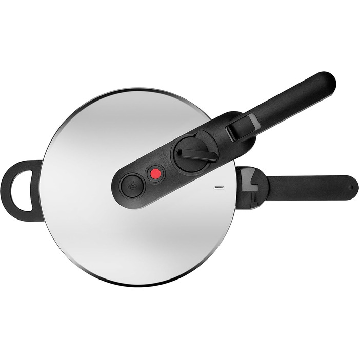 Скороварка Zwilling EcoQuick II, 6 л, 22 см, нержавіюча сталь, для всіх типів плит включаючи індукційні, срібляста