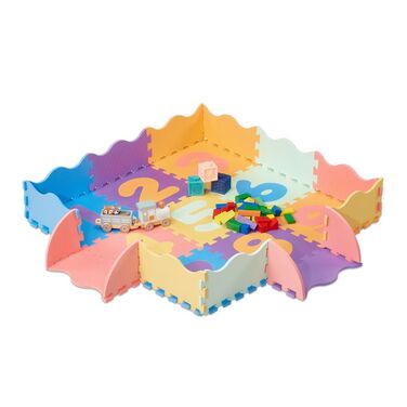 Relaxdays Number Puzzle Mat with Border