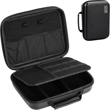 ProCase Electronic Accessories Organizer, Travel Accessory Organizer Bag, Portable Electronic Cable Bag for MacBook Power Adapter, Cables, Apple Pencil, Mouse, USB Flash Drive, Power Bank, SD Card