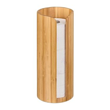 Relaxdays Toilet Paper Holder made of Bamboo