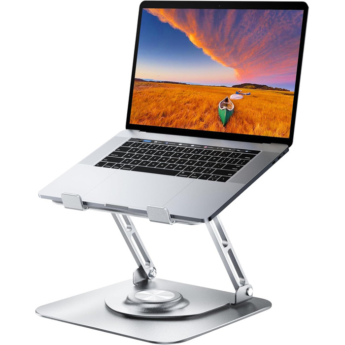 Adjustable Laptop Stand - 360° Swivel Base, Foldable & Portable - Fits 10-17 Inch Laptops (Splitter)