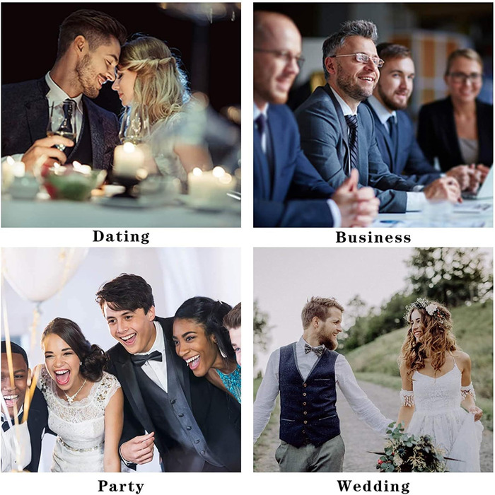 HISDERN Комплект краваток та нагрудного хустинки з квітковим принтом для чоловіків. Квітковий жакардовий комплект краваток для весілля та свят. Рожевий колір.