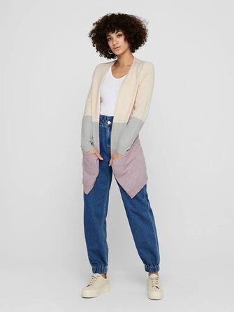 Жіноча в'язана кофта ONLQUEEN, розмір M, бежевого кольору