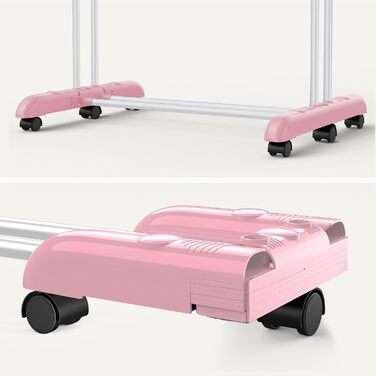 Клатковий сушильник для білизни InnoTic з 4 ярусами та колесами - великий, для дому та вулиці (білий/сірий)