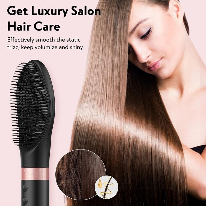 Slopehill Airstyler 5 в 1: Іонізатор, Фен, Щітка для об'єму, Локони, Випрямляч. Чорний