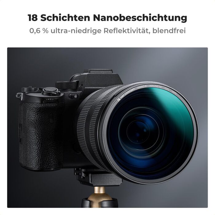 Поляризаційний фільтр K&F Concept 67mm для об'єктивів фото- та відеокамер (CPL, Cirkular)