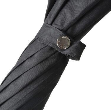 Doppler Parasol Carbon Steel Long Automatic Black – Large Canopy – Robust Frame