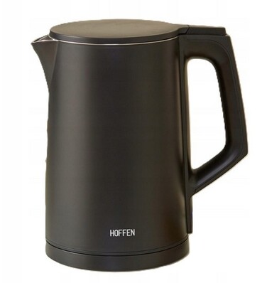Електричний чайник Hoffen Hoff, 2200 Вт, 1,8 л, чорний