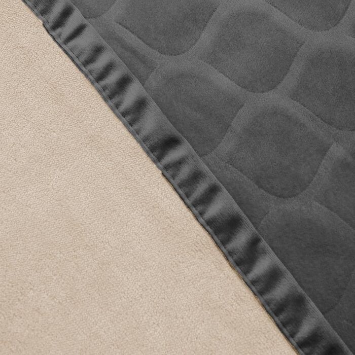 Водонепроникний килимок для собак, 127x152 см. Підходить для великих собак, миючий, для активного відпочинку. Також підходить для котів та як чохол на диван. Колір: сірий+бежевий (темно-сірий+бежевий, 60x80 см)