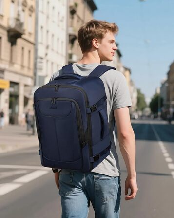 LOVEVOOK Рюкзак для ручної поклажі, 40L, для ноутбука 17.3
