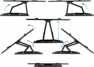 Кронштейн для телевізора KingMount, навісне кріплення для ТВ 32-85 дюймів