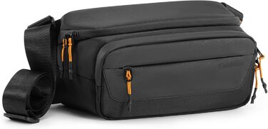 Чорна сумка для камери Cwatcun з кріпленням для штатива, водостійка, для фотографів (S)