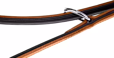 Leather Dog Lead - Training Lead - Leather Lead for Dog - Lead 3-Way Adjustable, for all Dogs (230cm, Beige)