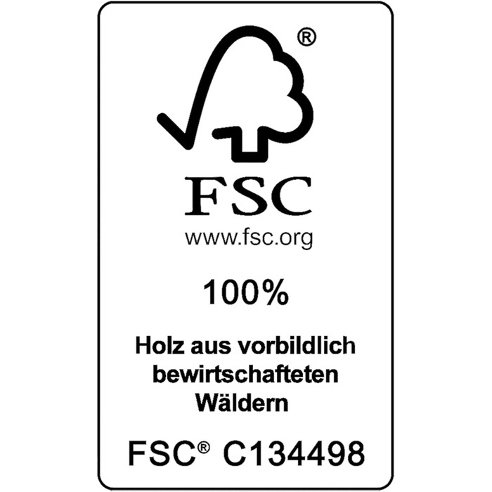 Дерев'яний килимок для ванної та душу Deuba з акацієвого дерева FSC, протиковзкий підклад, модель Stabmuster 1, 76 x 50 см