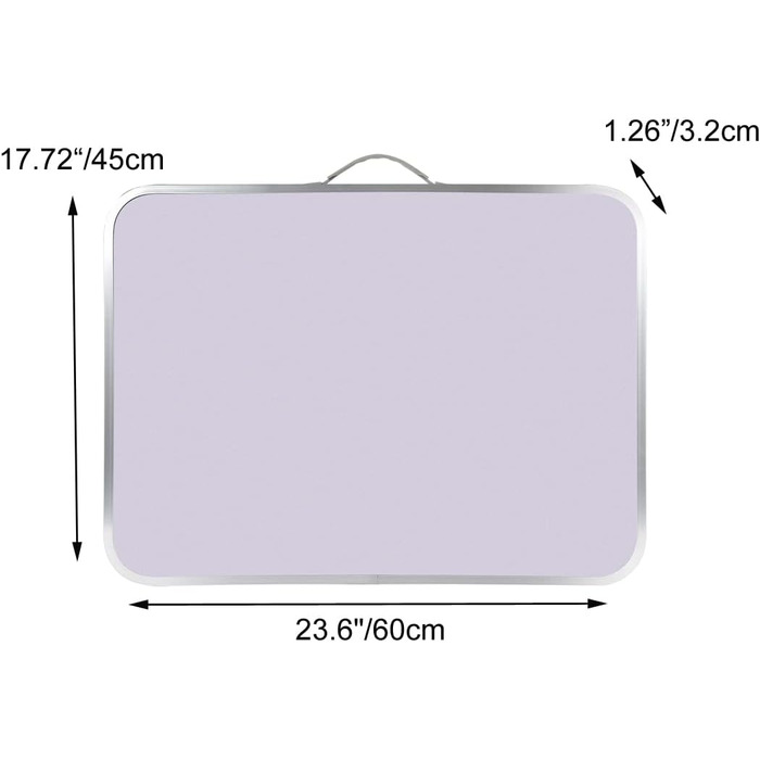 Складний туристичний стіл Lucn 60 см - портативний і розкладний стіл для пікніка, саду, балкону, кухні, роботи. 2 висоти: 20/56 см, розмір 60 x 45 см