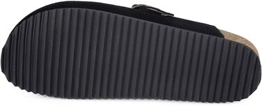 Зручні шльопанці-клоги Intini для дому, саду та пляжу. Чоловічі та жіночі, шкіряна устілка, чорний колір, розмір 36-48