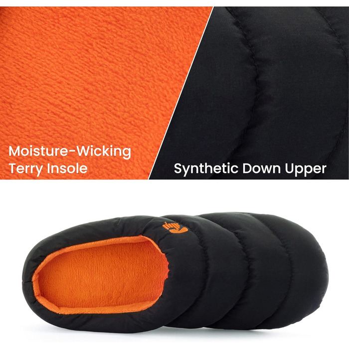 Чоловічі халапи RockDove з піною та пухом, розмір 44/45 EU, колір Pirol