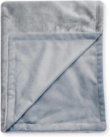 М'яка підстилка для собак та котів 4L Textil - підстилка для подорожей, для дому, захист дивану, 60x40/100x80 см, бежева/сіра