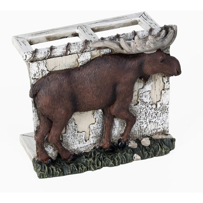 SKL Home by Saturday Knight Ltd. Timber Ridge Toothbrush Holder, 4.31 x 2.42 x 4.63 cm, Brown