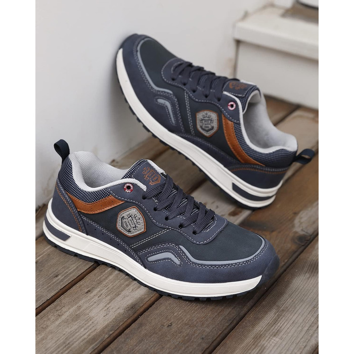 ARRIGO BELLO Кросівки чоловічі для активного відпочинку, спорту та прогулянок. Легкі кросівки для ходьби, розмір 41-46, колір блакитний.