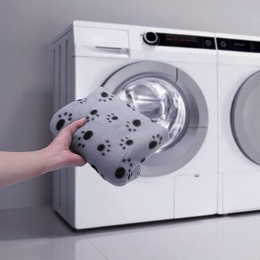 М'який флісовий килимок для собак та котів Nobleza 75x75 см (Сірий)