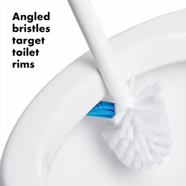 Щітка для унітазу OXO Good Grips з насадкою для очищення краю, змінна головка