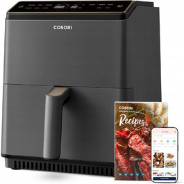 Розумна аерофритюрниця COSORI Dual Blaze з Wi-Fi, 6,4 л, 11-в-1