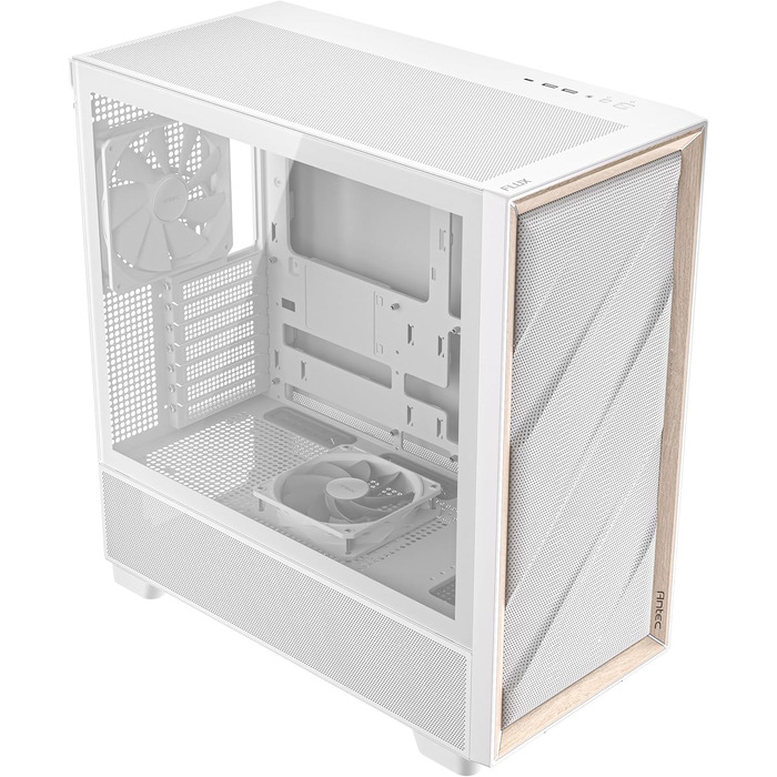 Корпус для ПК Antec Flux Midi Tower, чорний/білий, Gaming Case