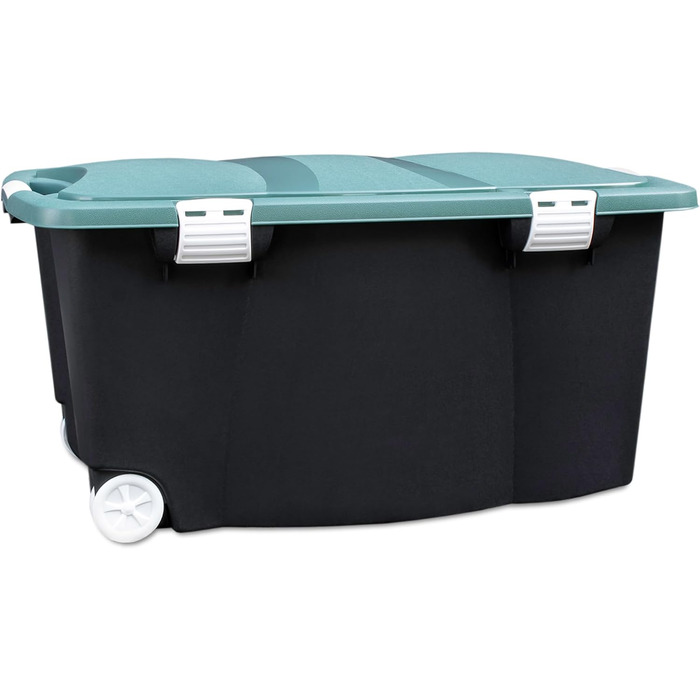 Spetebo Jumbo Allzweckbox 120 Liter with Wheels - also usable as a garden box and toy box